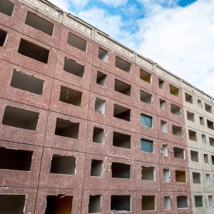 Entkernung eines Wohnblocks Entkernung eines Wohnblocks